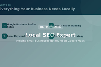 local SEO and google maps ranking optimization