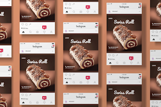 design social media posts and branding