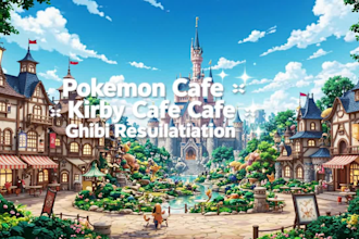 secure japan tickets for pokemon cafe kirby cafe and ghibli park reservation
