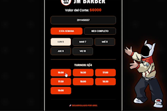 booking system with admin panel and firebase