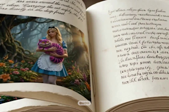 create custom story book with ai illustrations