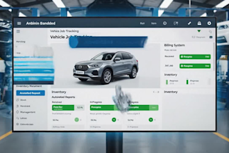 a custom repair shop and inventory management system in PHP