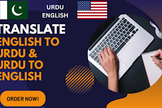 do professional english to urdu translation and manual roman urdu