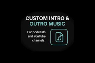 produce a catchy custom jingle for your business or podcast