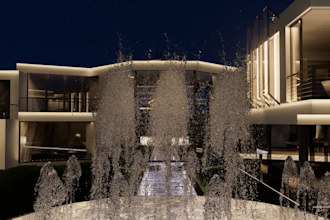 create architectural lighting design and night visualization renders