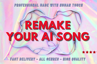 recreate or remake your ai song into high quality