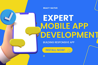 develop your react native cli mobile app as a top rated