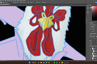 make dynamic sketches and final illustrations of video games