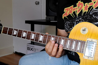 teach you how to play guitar or I will guide you to advanced techniques