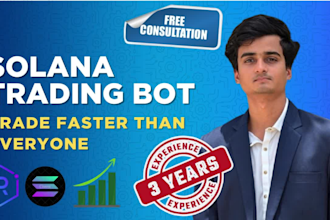 build a trading bot for solana dex platforms
