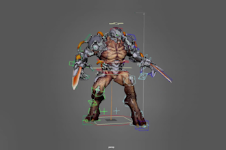 do 3d character animation for games