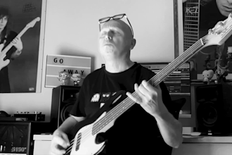 play bass in your black metal song