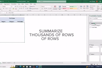 create excel pivot tables, charts and dashboards