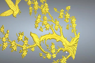 create professional 3d relief design for cnc routing  and wood carving