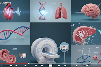 make 3d medical animation, medical device explainer,  explainer video