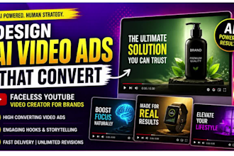 design ai video ads that convert faceless youtube video creator for brands