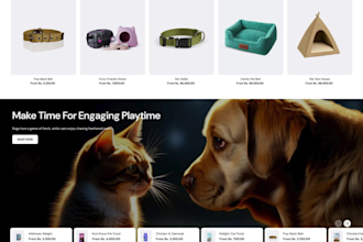 build high converting shopify pet store or woocommerce
