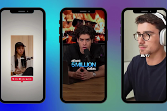 be short video editor, tik tok editor, instagram reels, youtube shorts vi