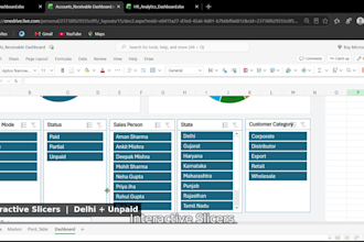 create professional excel dashboards, mis reports and data analysis