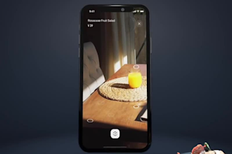 create augmented reality app, 3d restaurant menu, web ar virtual try on