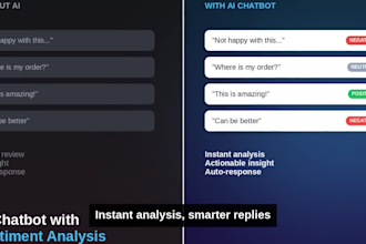 build an ai chatbot with nlp and sentiment analysis