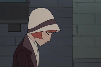 create a cinematic 2d cartoon animation, music video or game trailer