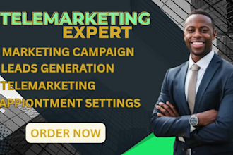 do telemarketing, sales leads, sales representative, b2b leads and sales closer