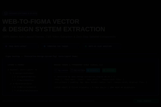 extract a clean figma design system from your website