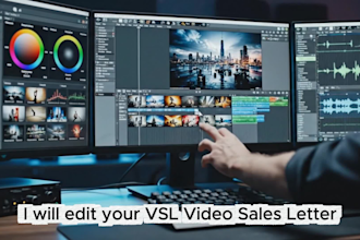 edit professional vsl video sales letter to boost your sales
