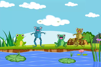 a professional 2d cartoon animation