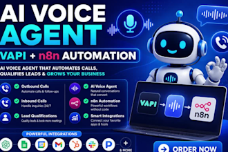 build ai voice agent receptionist appointment setter with vapi ai retell ai n8n