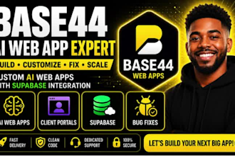 build your base44 ai web app with supabase and fix base44 bugs