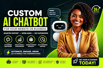 create smart ai chatbot for website customer support and lead generation