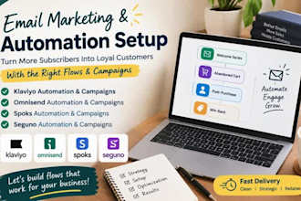 setup ominisend spoks brevo klaviyo email marketing flows for shopify store
