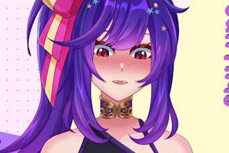 do live2d vtuber model rigging virtual avatar vtube studio anime style vbridger