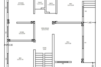create professional 2d floor plan in autocad