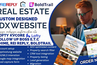 build realtor, broker, real estate agent website idx mls website integrate