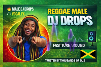 produce reggae dj drops with effects