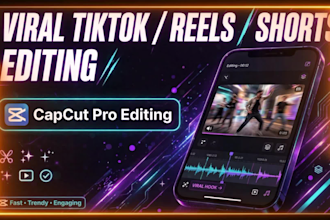 edit viral tiktok instagram reels and youtube shorts in capcut pro
