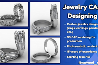 design professional 3d jewelry cad