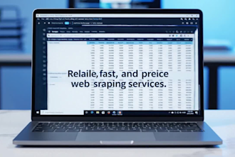 scrape a website and return the results in a desirable format