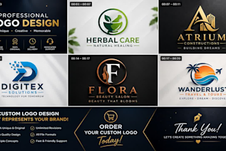 design a unique minimalist logo and procreate