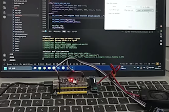 build esp32 openai voice assistant led dht low power
