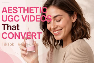 create aesthetic ugc videos and instagram reels for brands