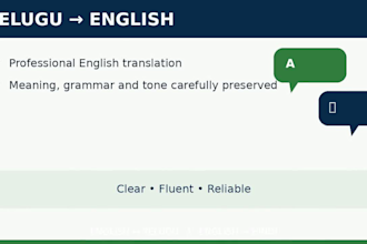 accurately translate english to telugu and telugu to english