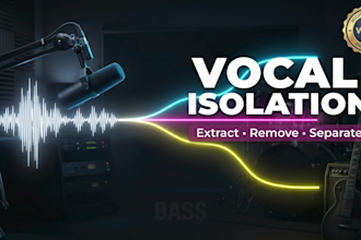 extract, isolate, or remove vocals from any song at the highest quality