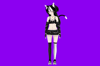 design a custom vroid model from your oc or reference