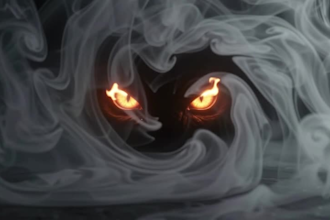 create a cinematic halloween logo animation and spooky intro