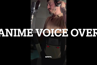 do versatile italian voice acting for ads, anime, narration and videos