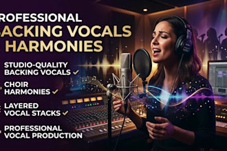 record choir or backing vocals for your song